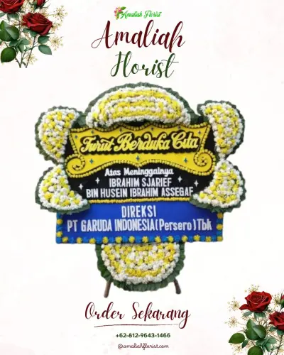 Papan Bunga Duka di Argapura